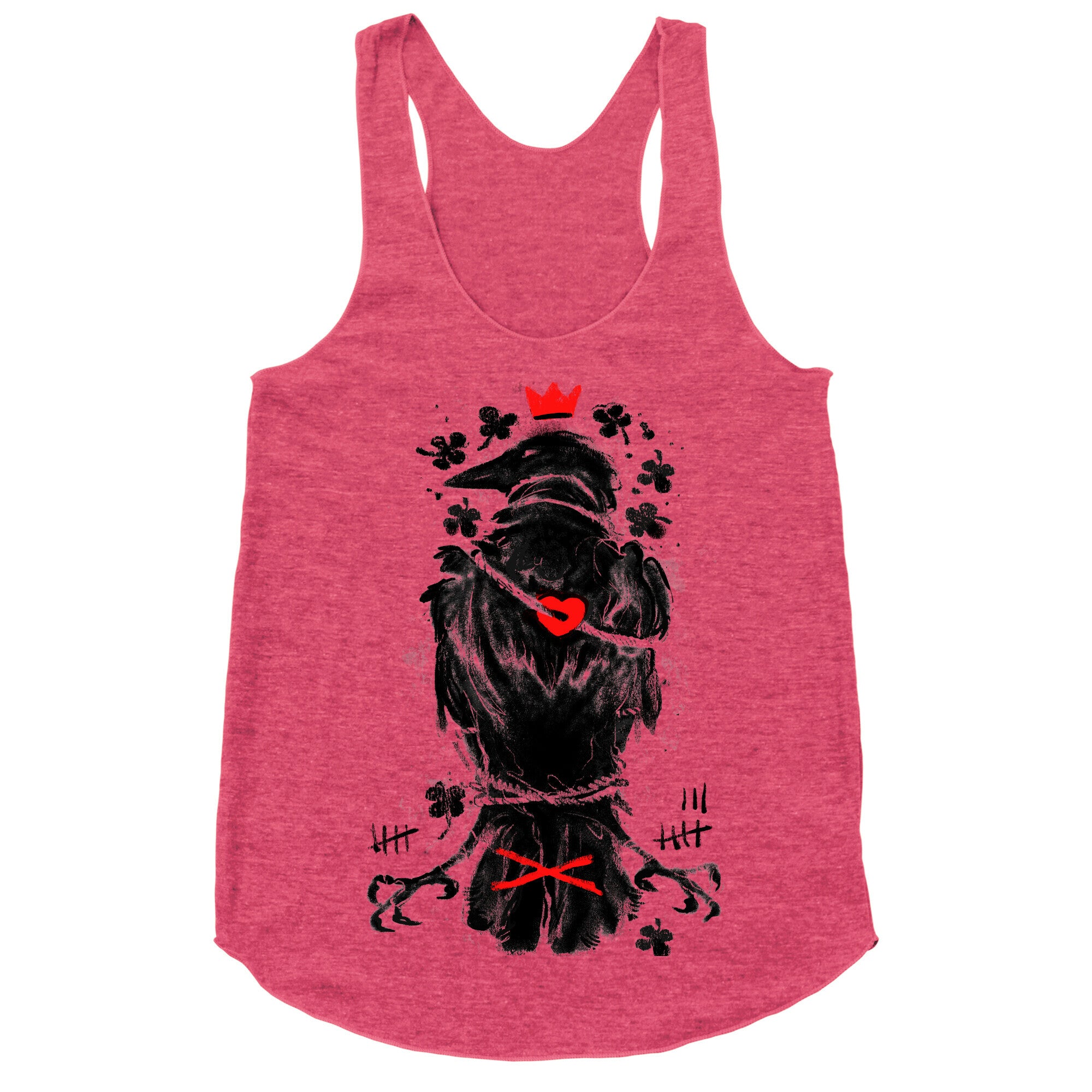 Bird In Love Racerback Tank