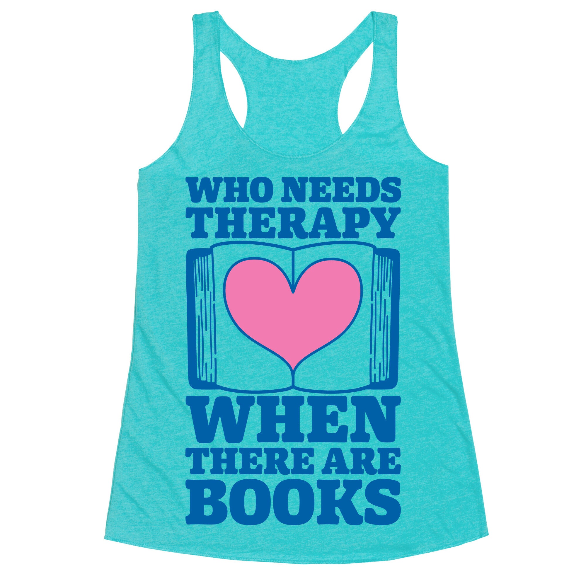 Book Therapy Racerback Tank