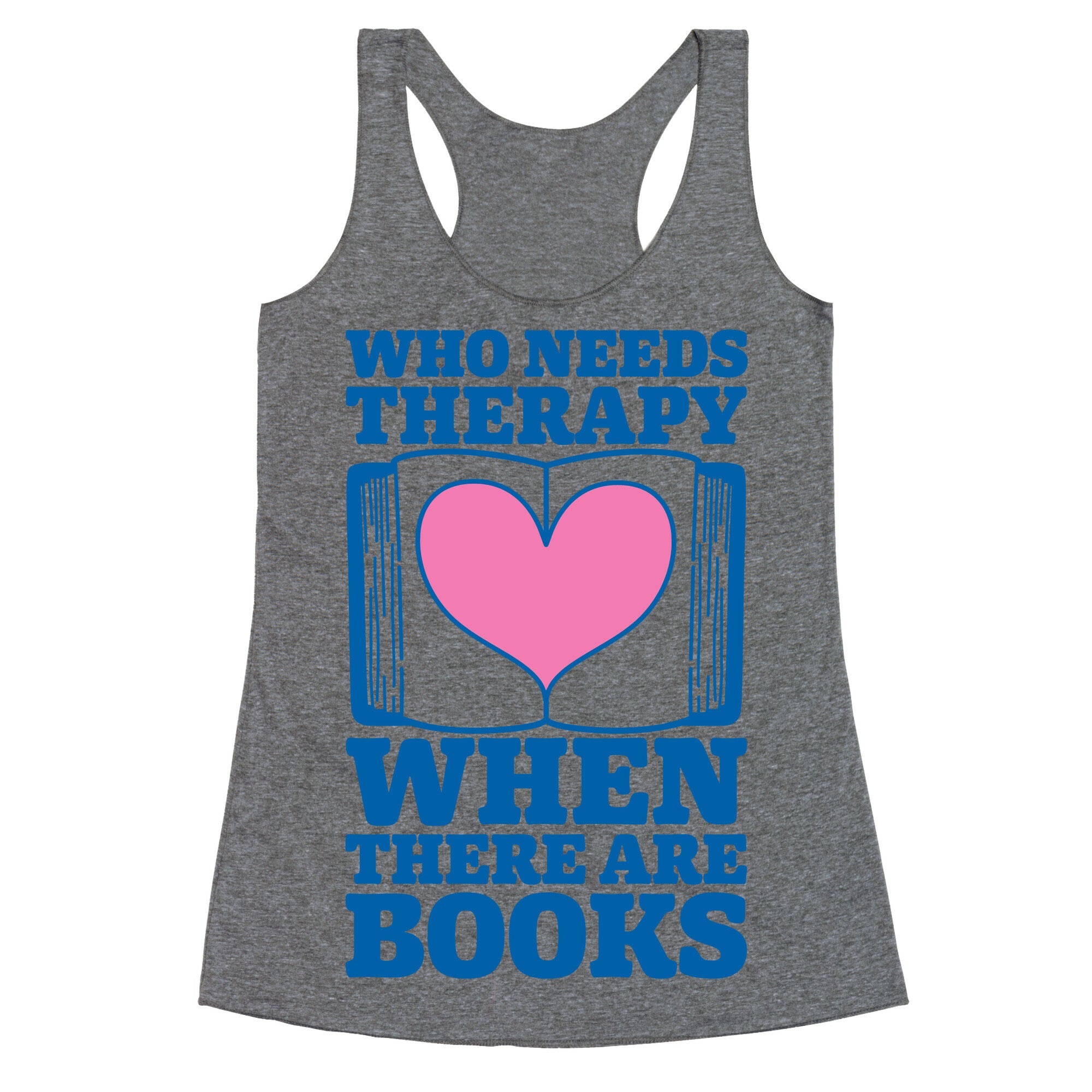 Book Therapy Racerback Tank