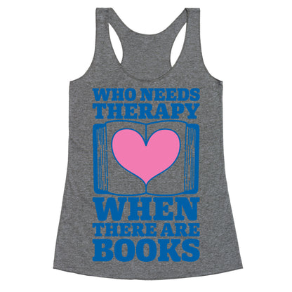 Book Therapy Racerback Tank