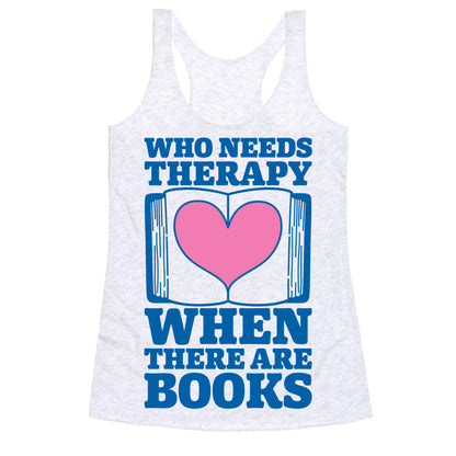 Book Therapy Racerback Tank