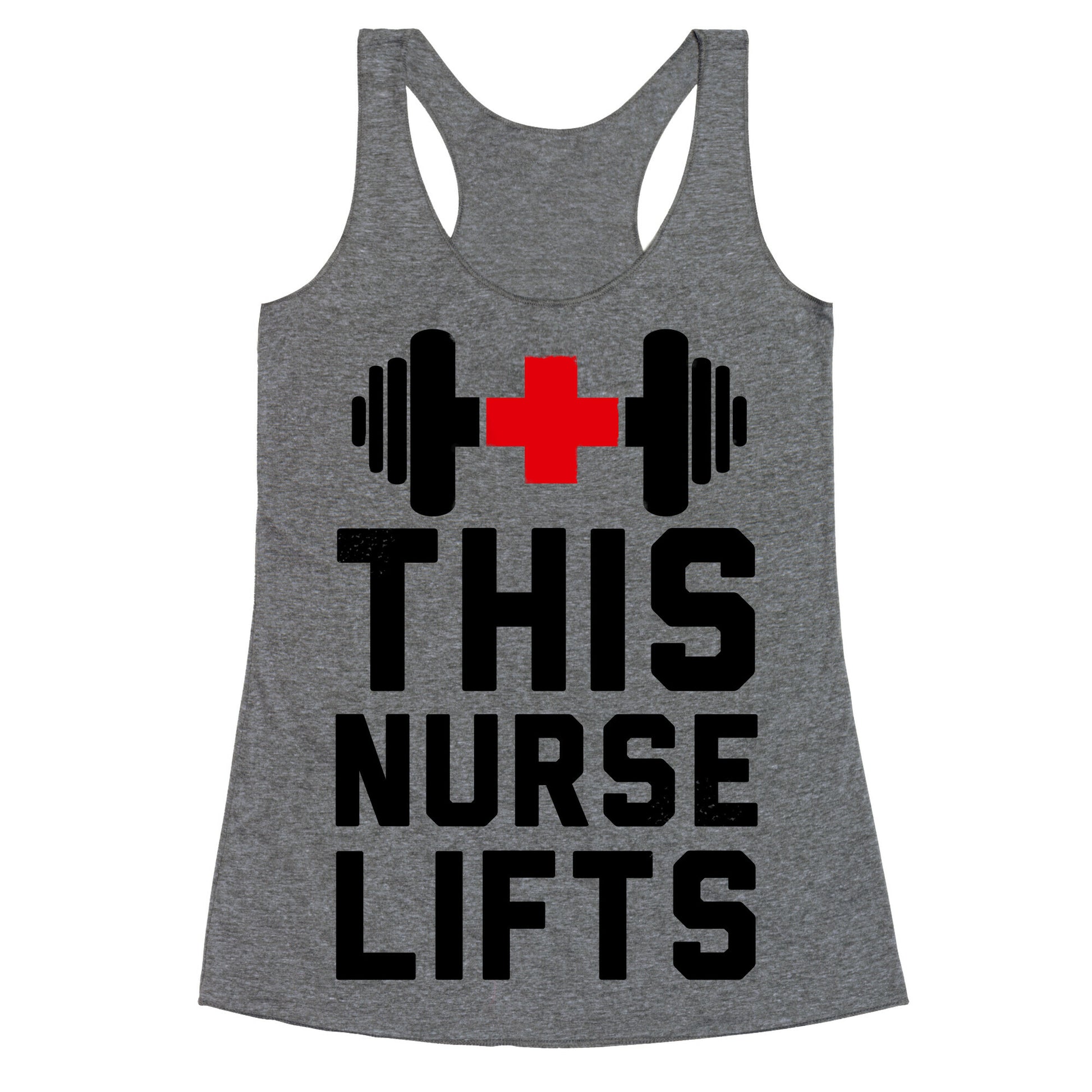 This Nurse Lifts! Racerback Tank