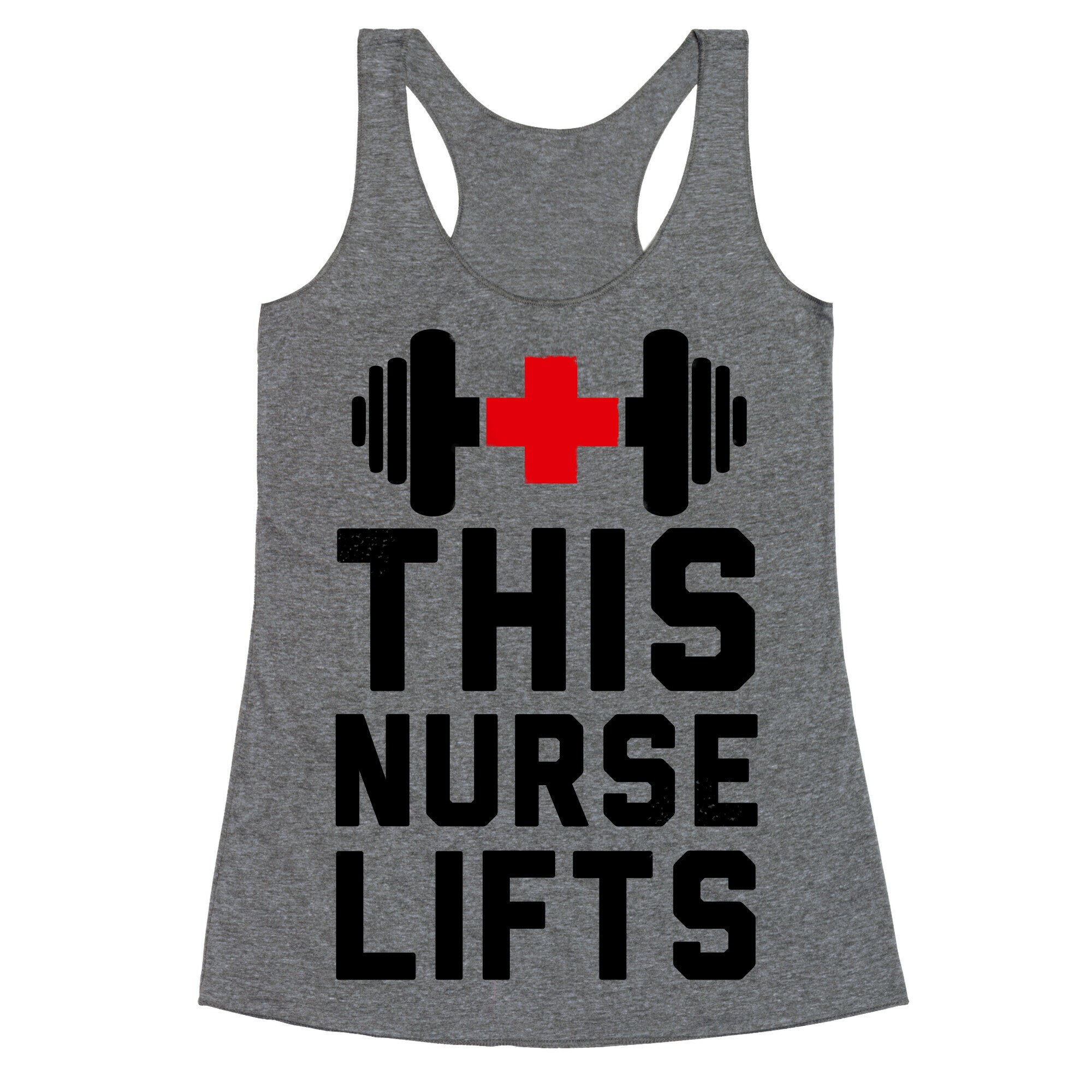 This Nurse Lifts! Racerback Tank