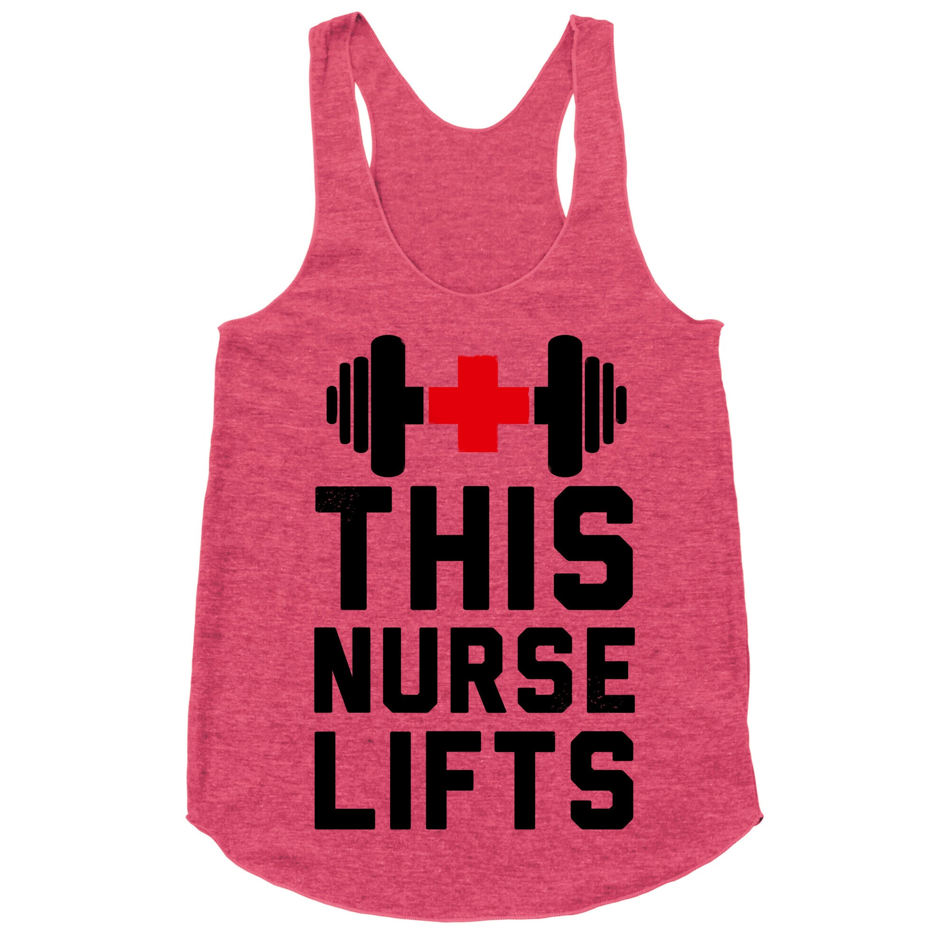This Nurse Lifts! Racerback Tank