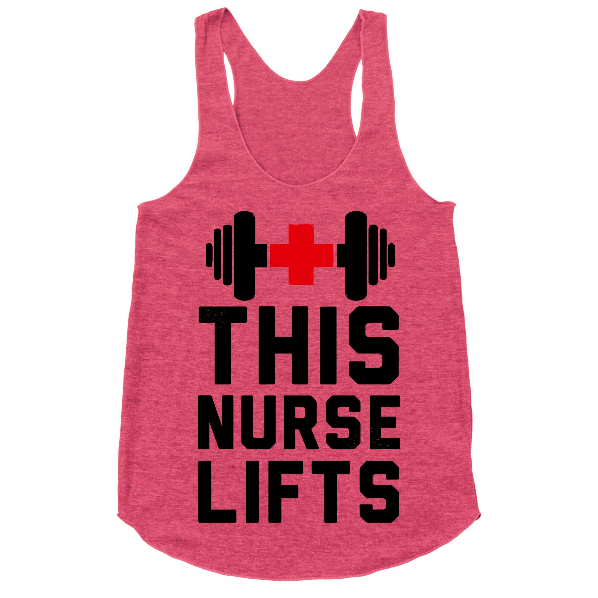This Nurse Lifts! Racerback Tank