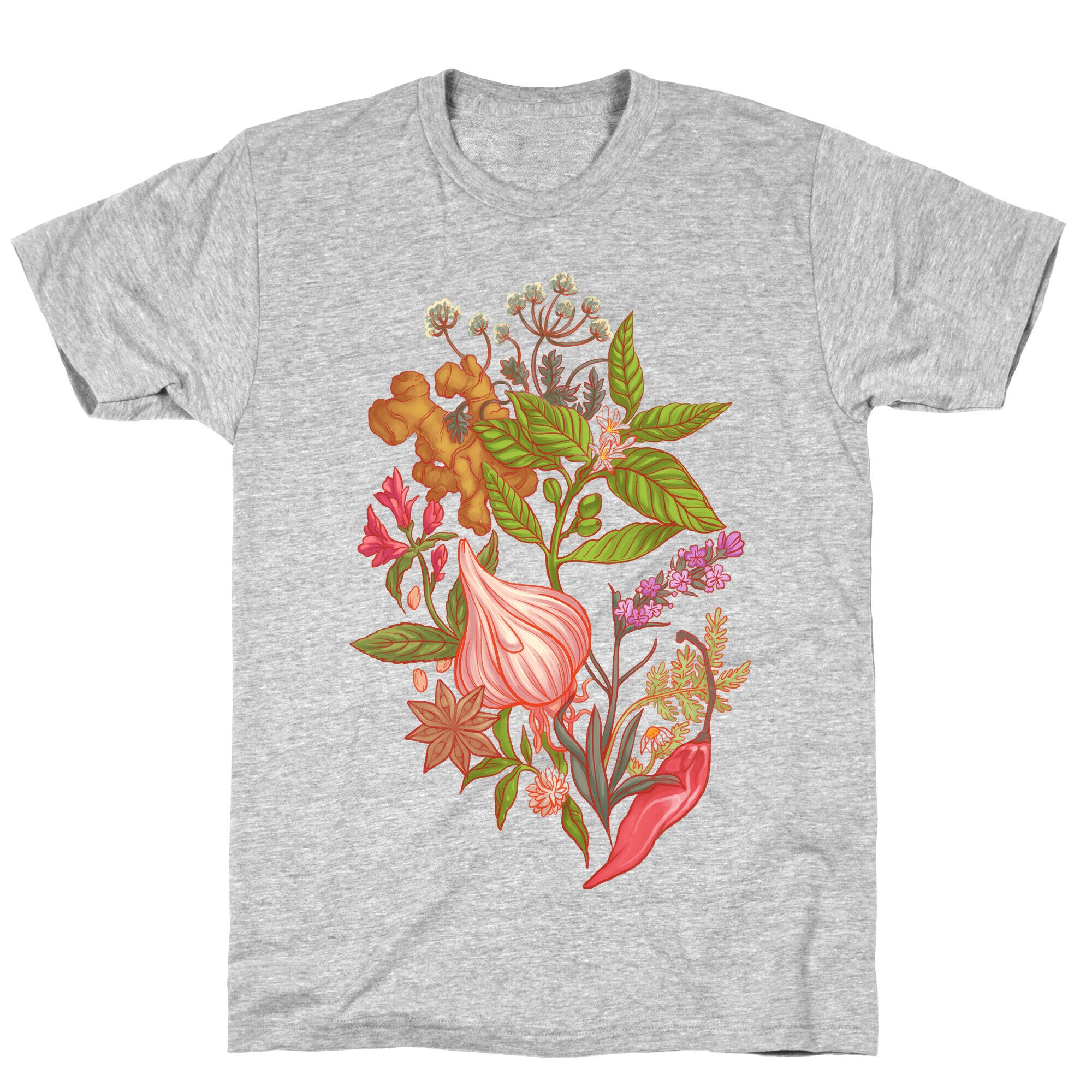 Chef's Botanical Herbs and Spices T-Shirt