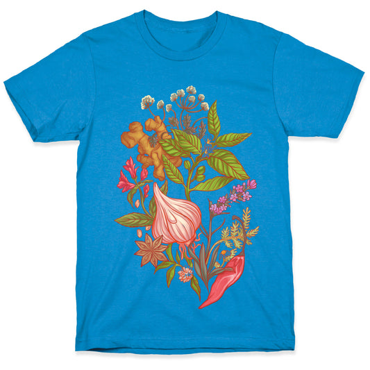 Chef's Botanical Herbs and Spices T-Shirt