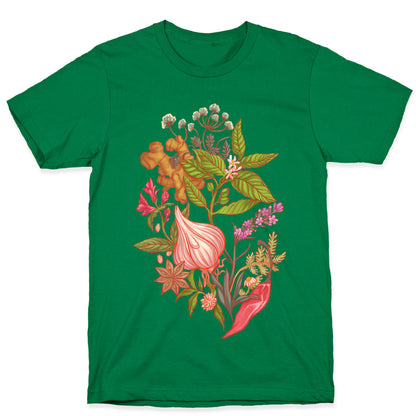 Chef's Botanical Herbs and Spices T-Shirt