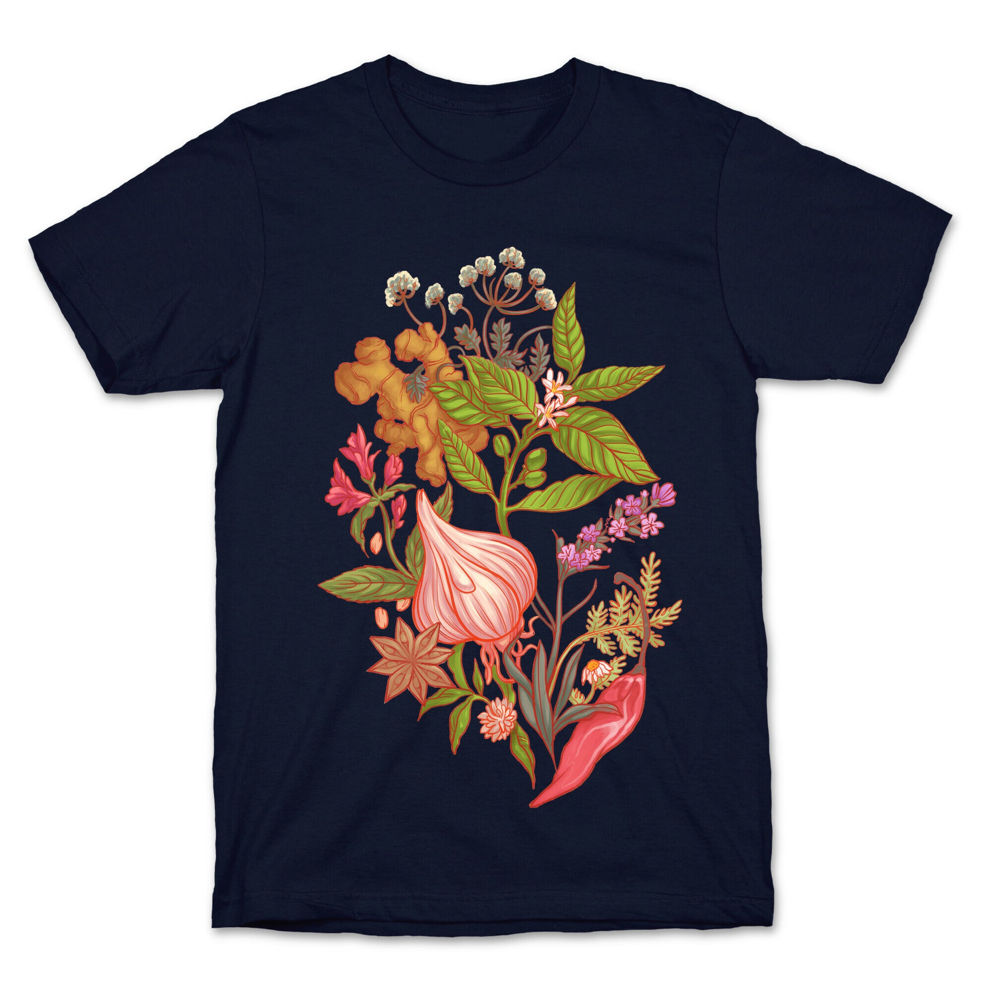 Chef's Botanical Herbs and Spices T-Shirt