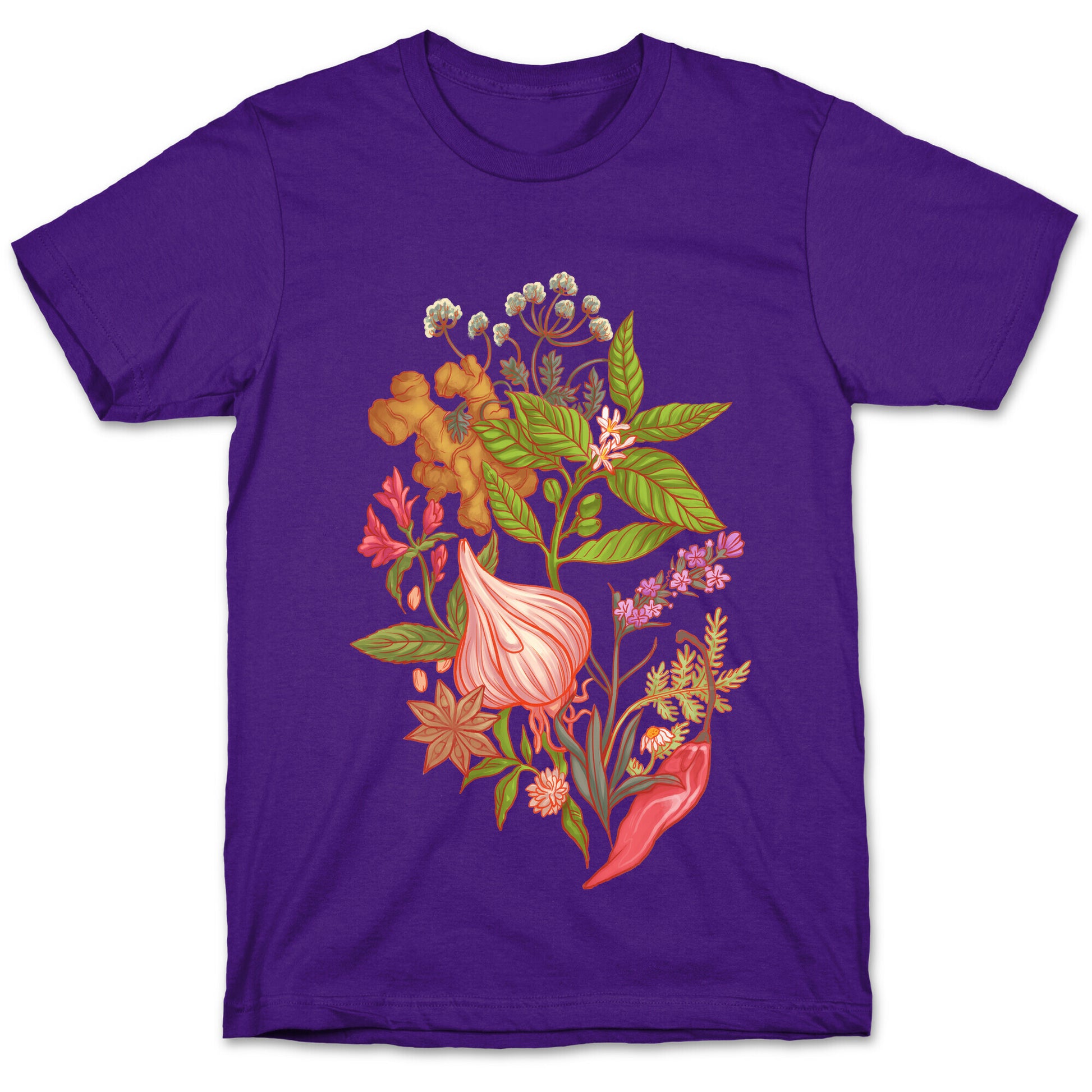 Chef's Botanical Herbs and Spices T-Shirt