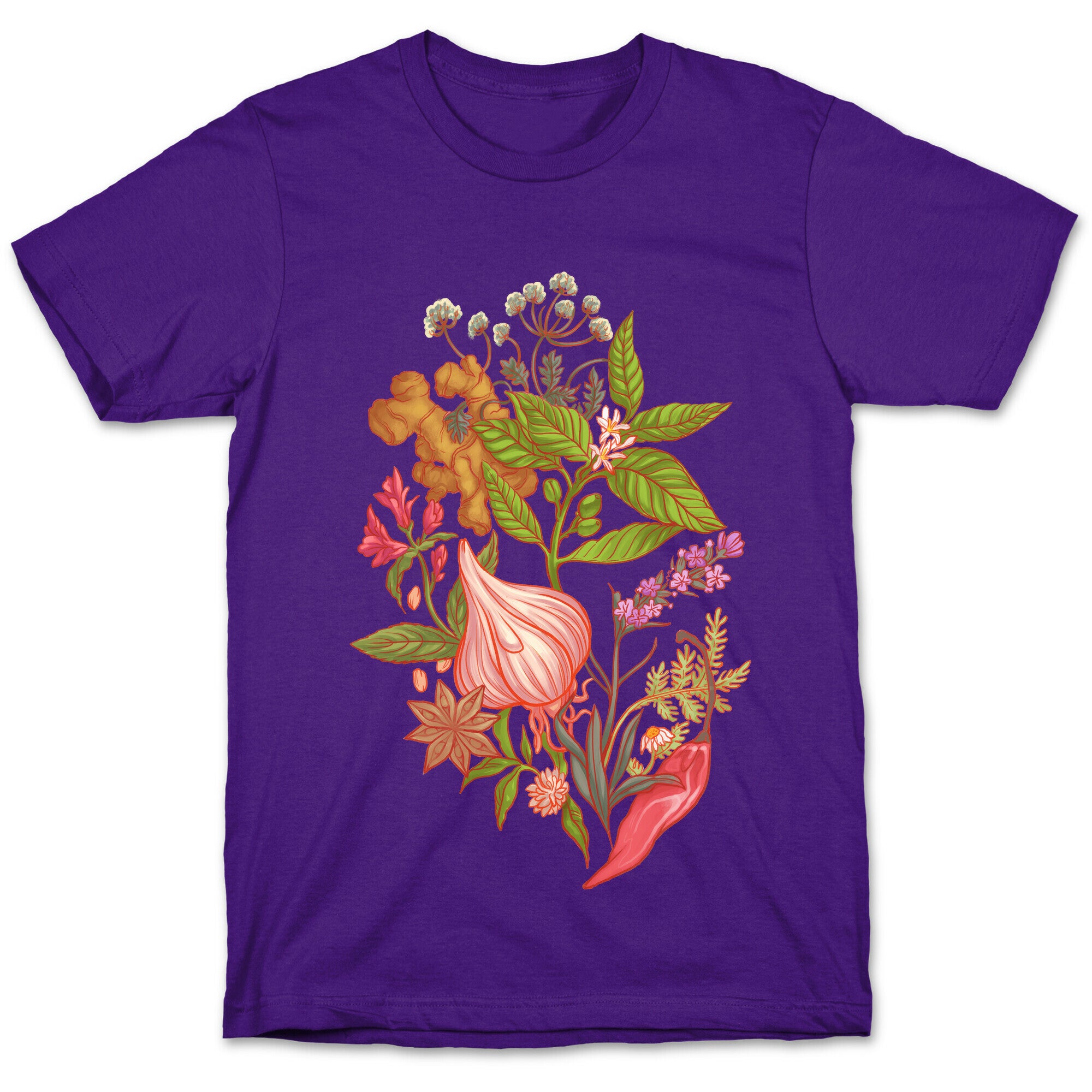 Chef's Botanical Herbs and Spices T-Shirt