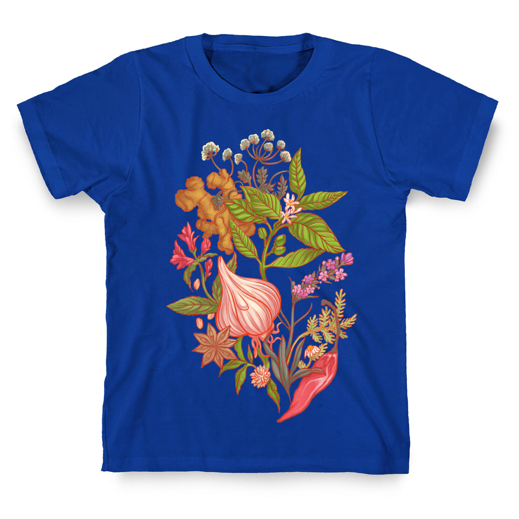 Chef's Botanical Herbs and Spices T-Shirt