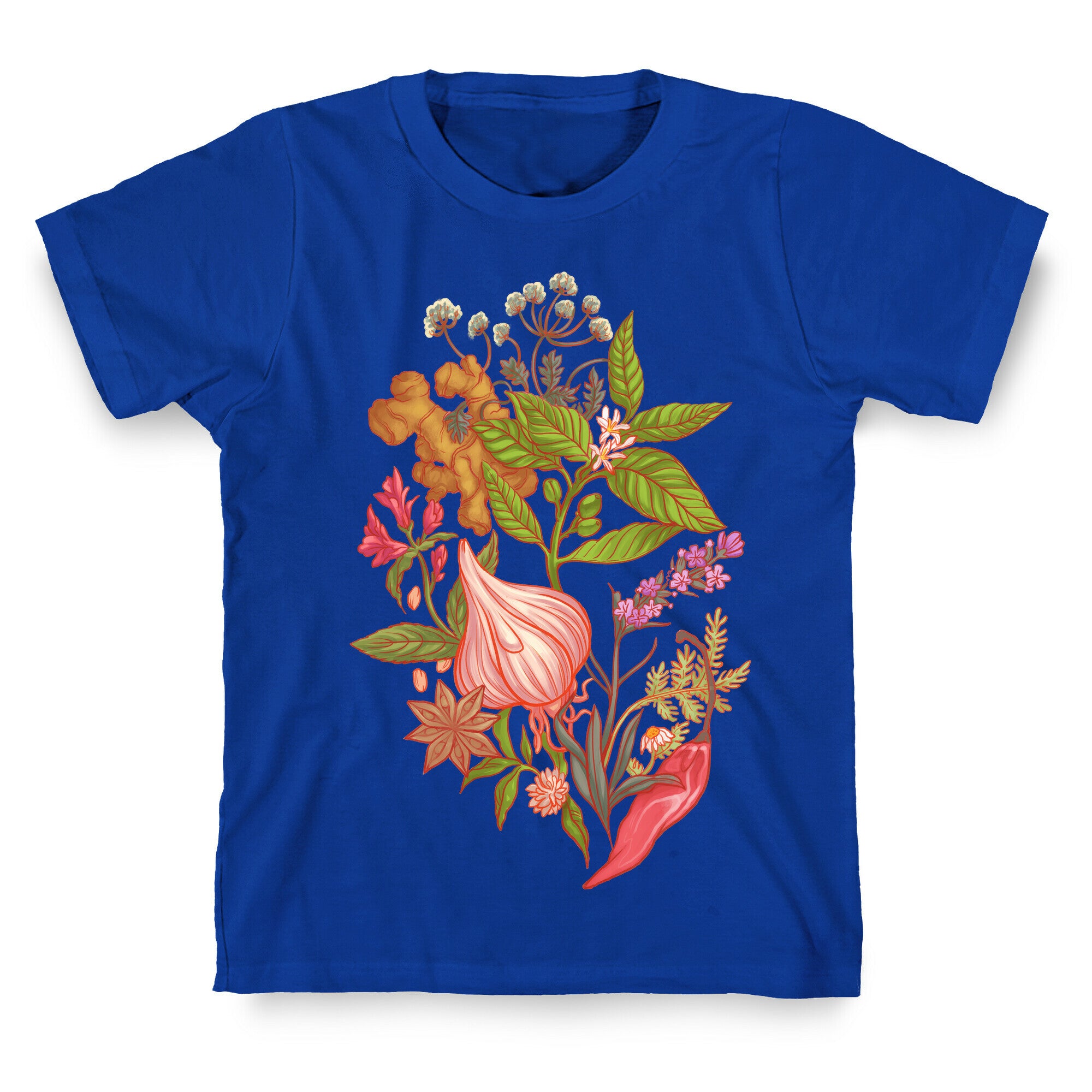 Chef's Botanical Herbs and Spices T-Shirt