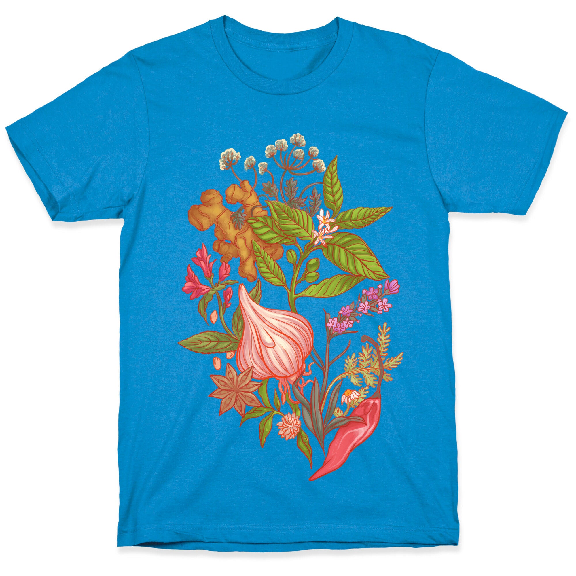 Chef's Botanical Herbs and Spices T-Shirt