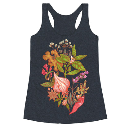 Chef's Botanical Herbs and Spices Racerback Tank