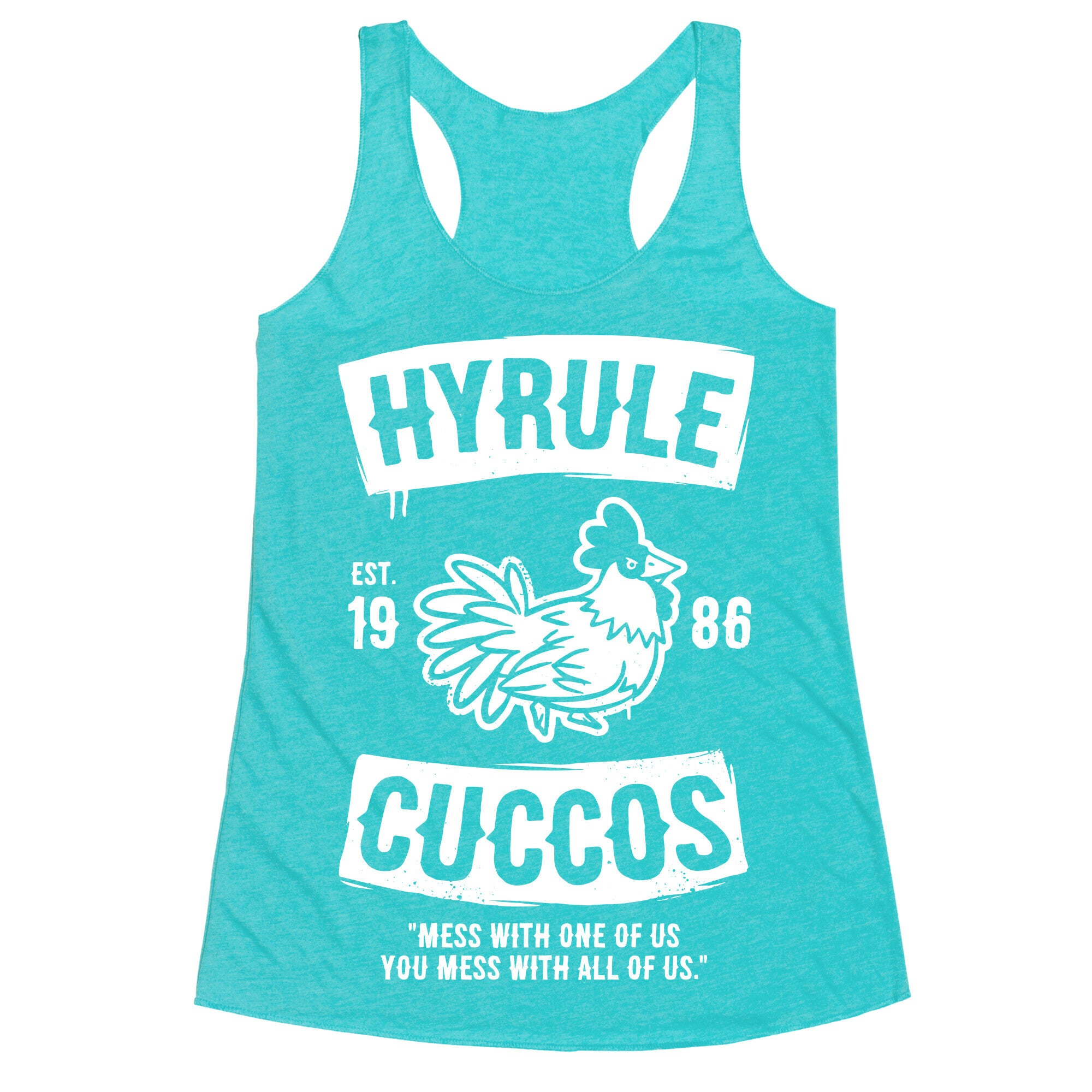 Hyrule Cuccos Racerback Tank