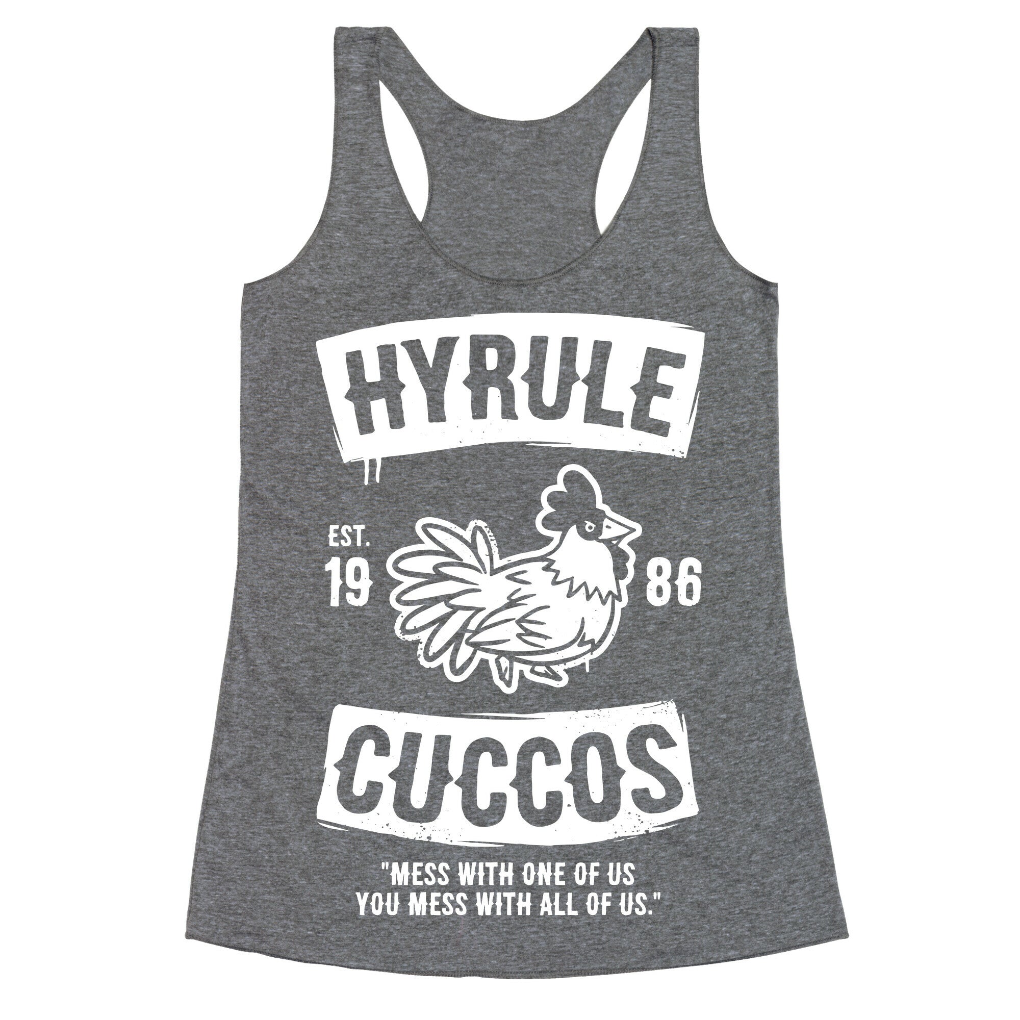 Hyrule Cuccos Racerback Tank