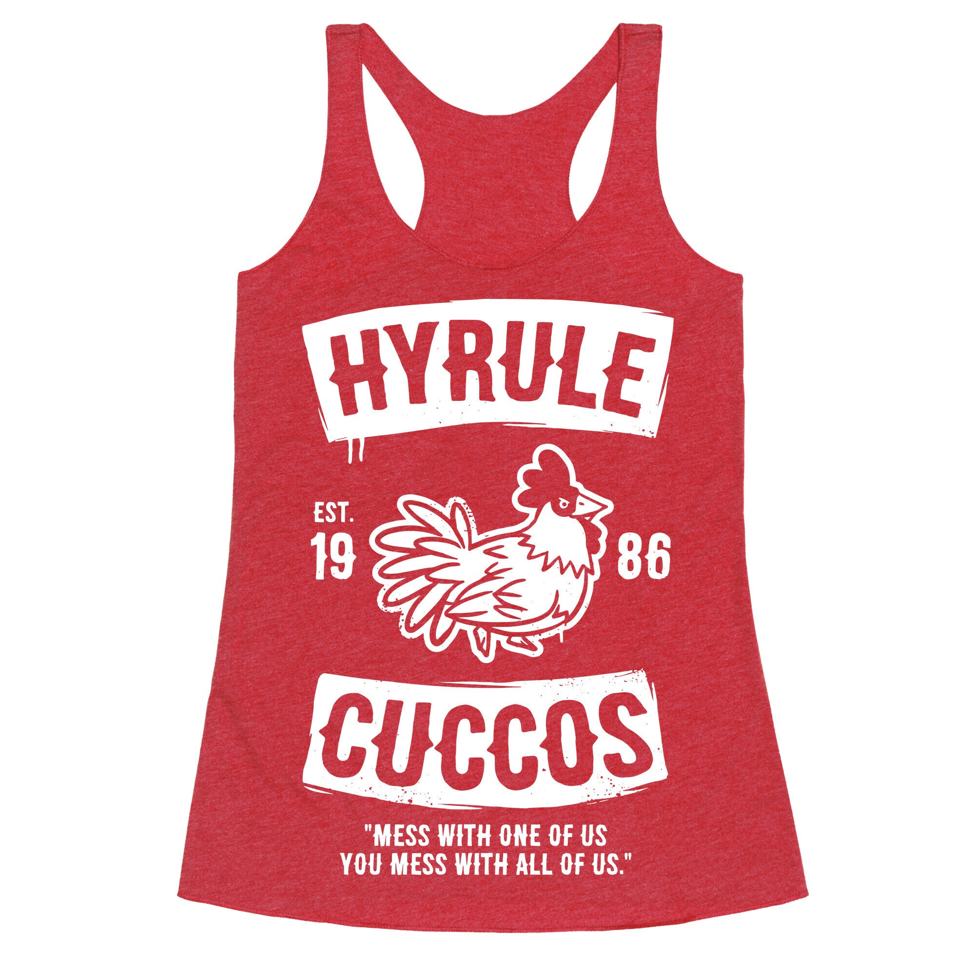 Hyrule Cuccos Racerback Tank