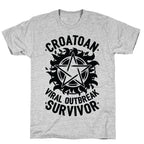 Croatoan Virus Outbreak Survivor T-Shirt