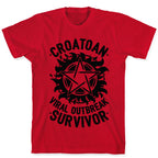 Croatoan Virus Outbreak Survivor T-Shirt