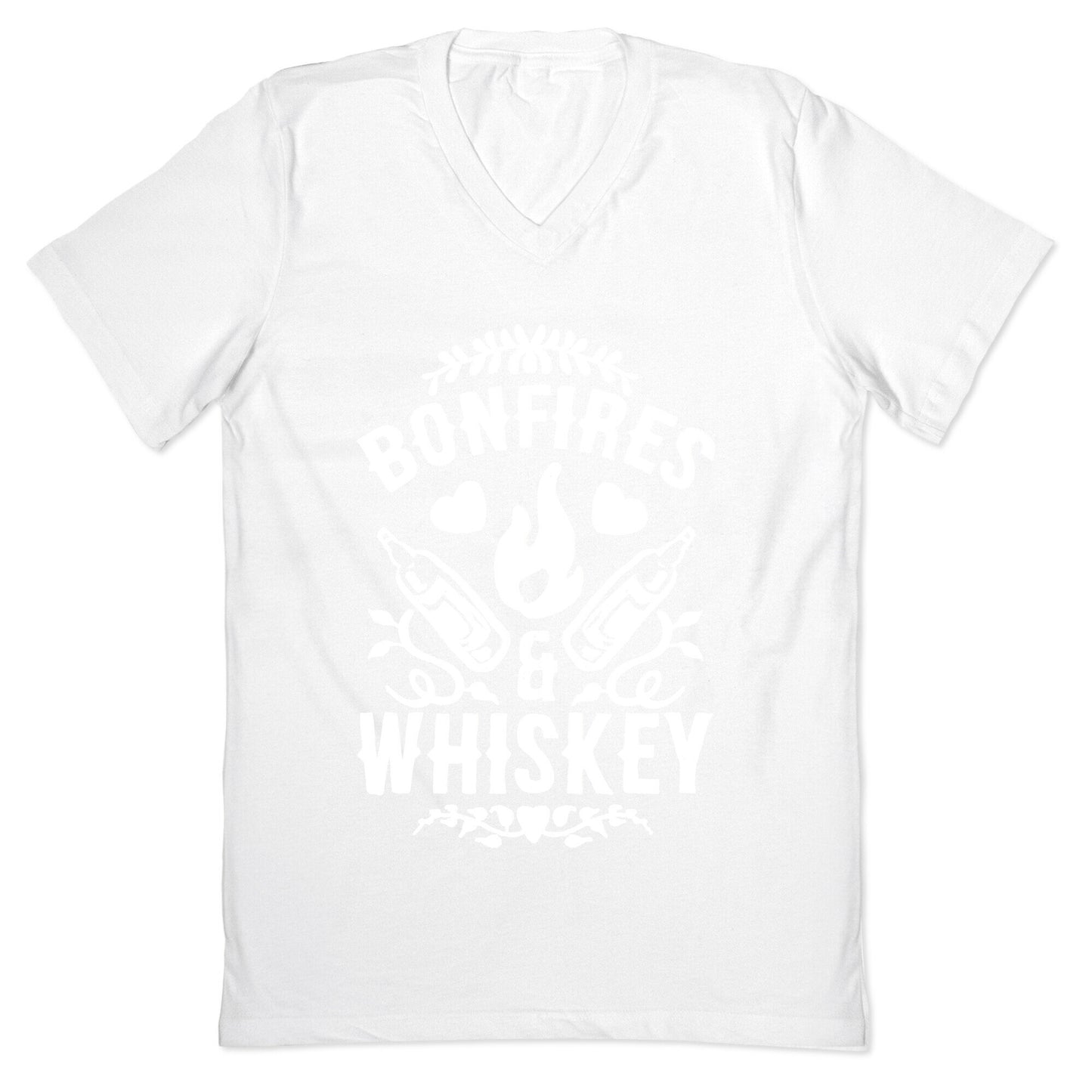 Bonfires & Whiskey V-Neck