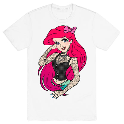 Punk Mermaid Princess T-Shirt