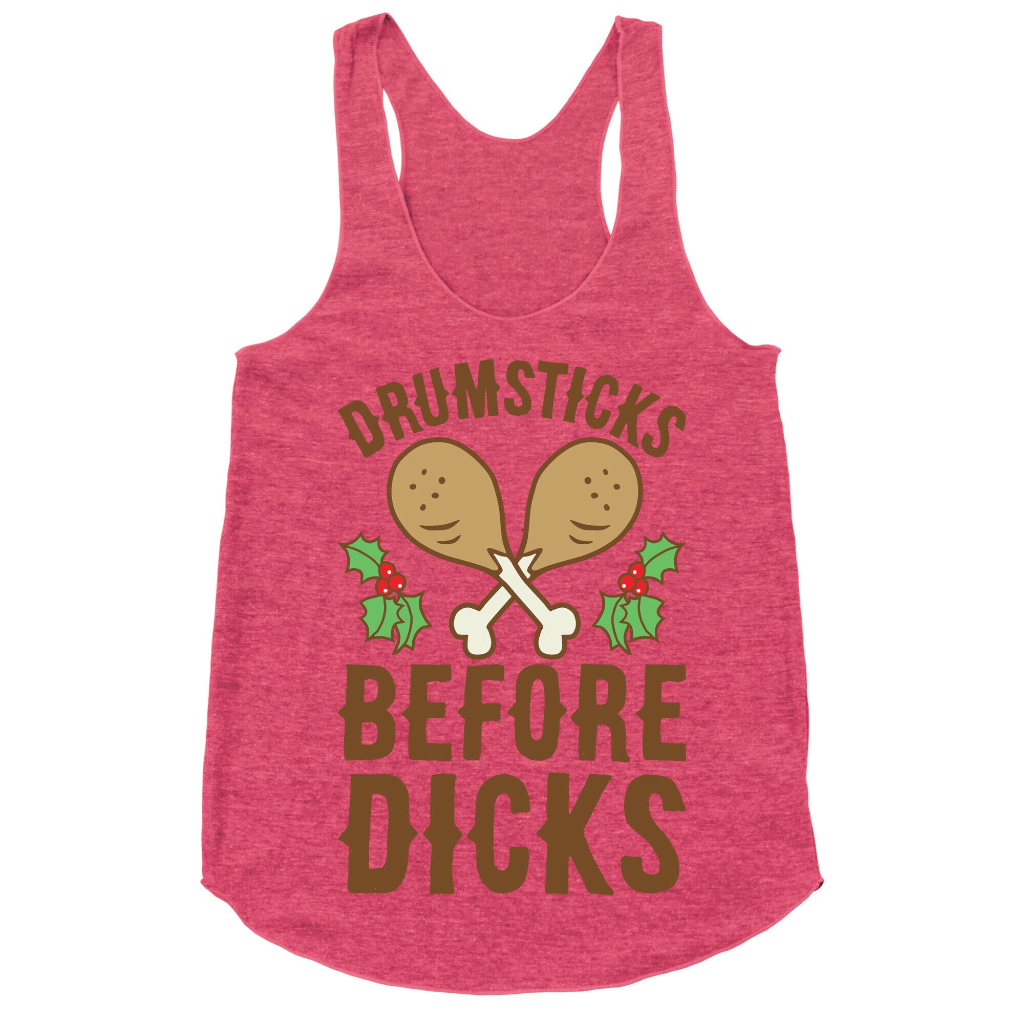 Drumsticks Before Dicks Racerback Tank
