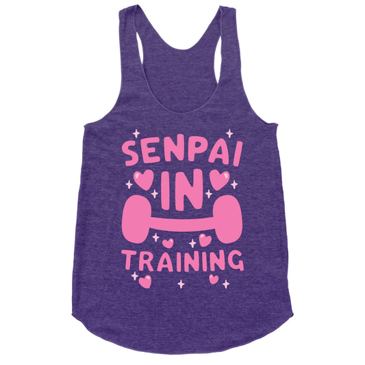 Senpai In Training Racerback Tank