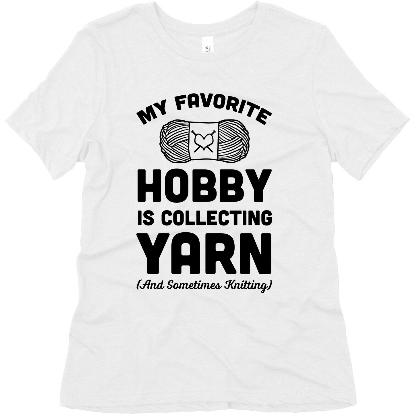 My Favorite Hobby Is Collecting Yarn Women's Triblend Tee