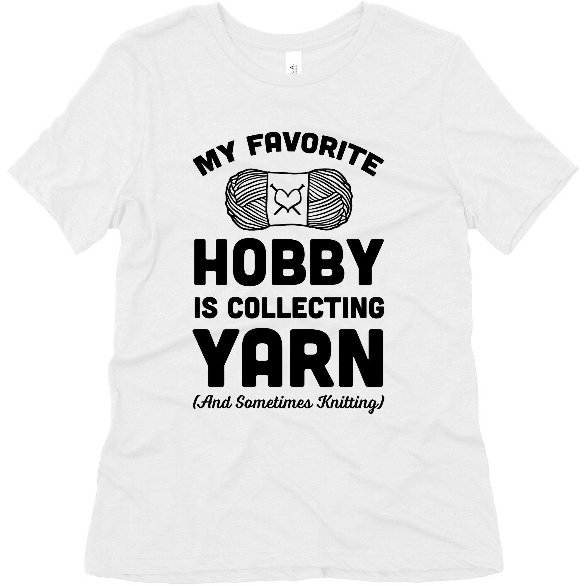 My Favorite Hobby Is Collecting Yarn Women's Triblend Tee
