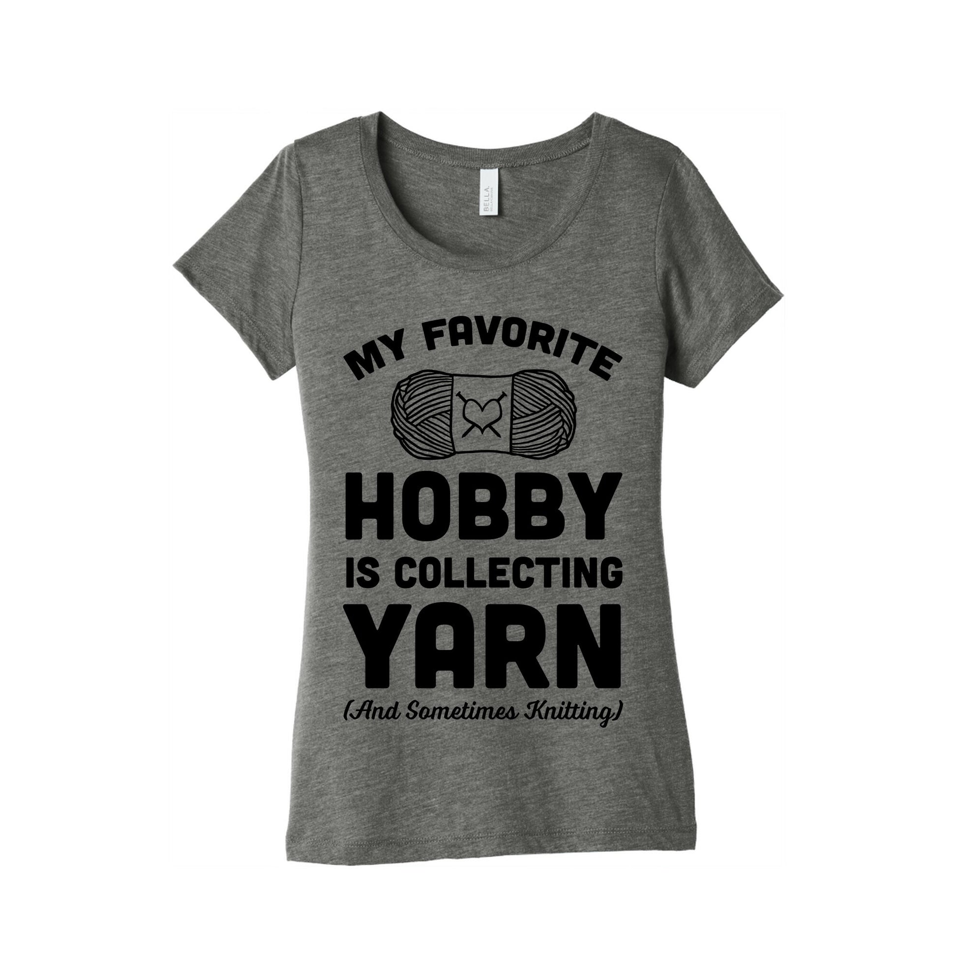 My Favorite Hobby Is Collecting Yarn Women's Triblend Tee