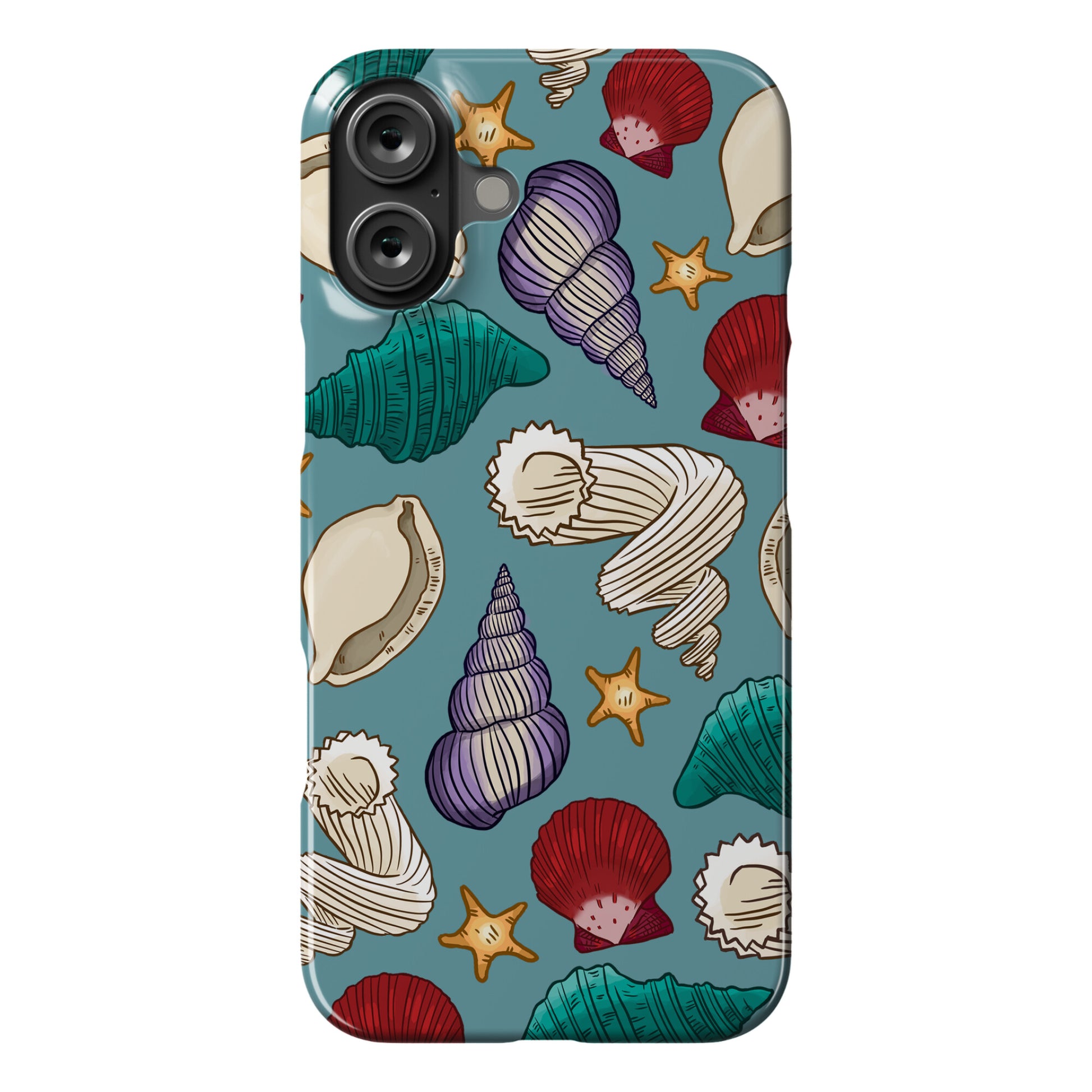 Seashell Pattern Phone Case