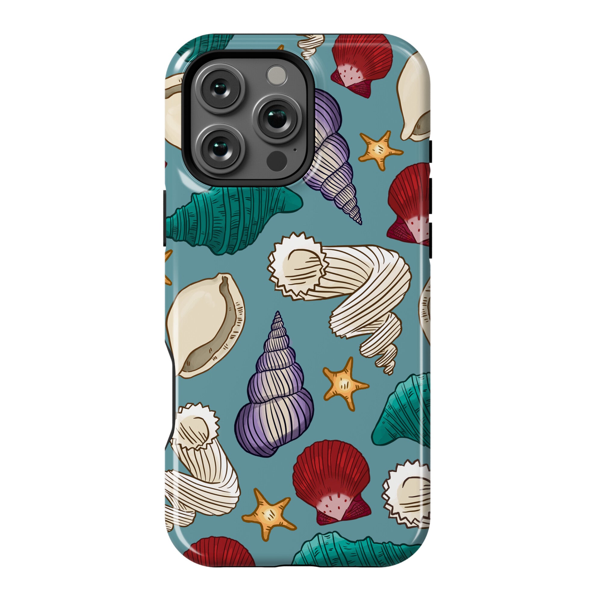 Seashell Pattern Phone Case
