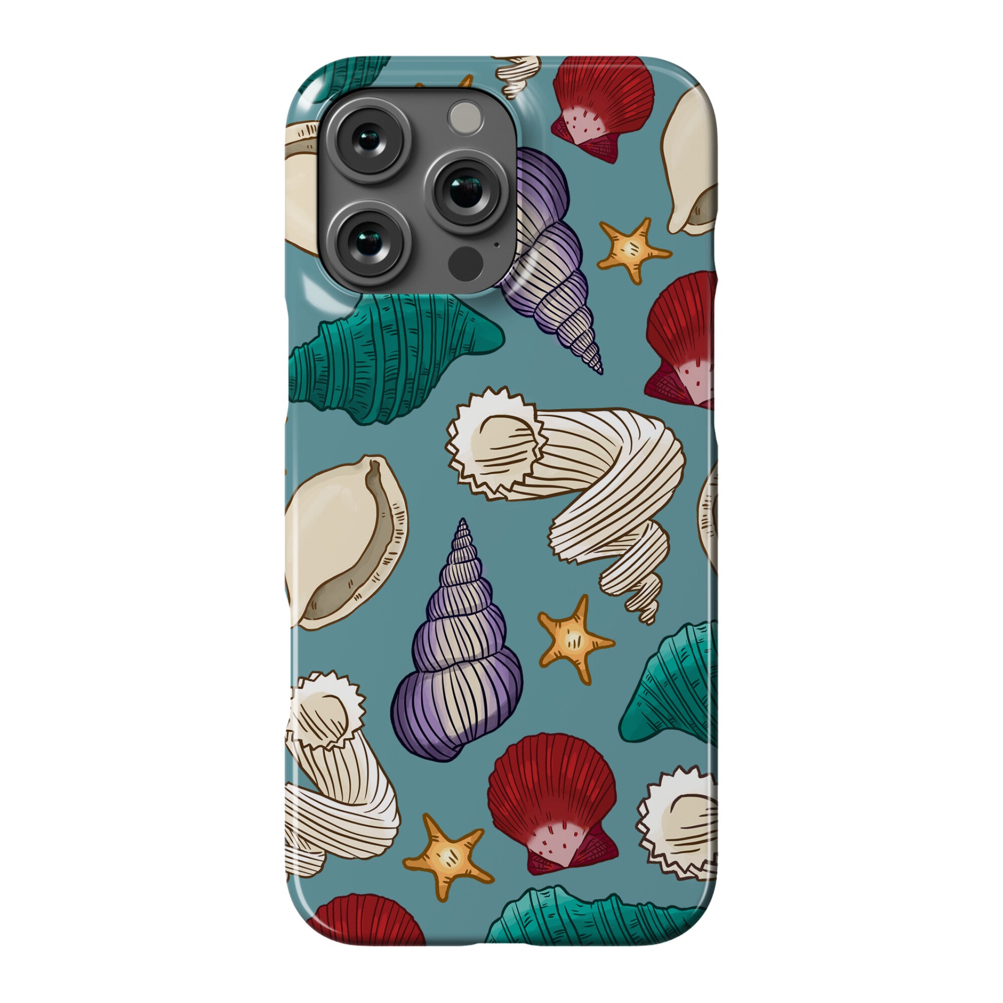 Seashell Pattern Phone Case