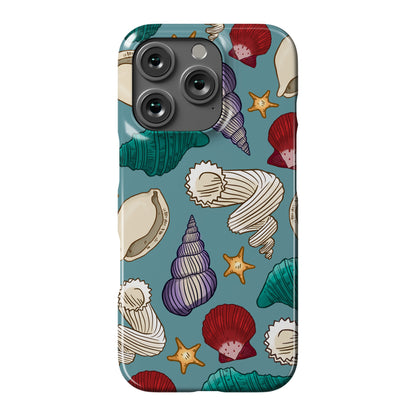 Seashell Pattern Phone Case