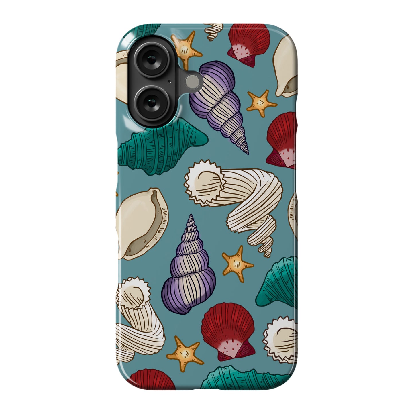 Seashell Pattern Phone Case