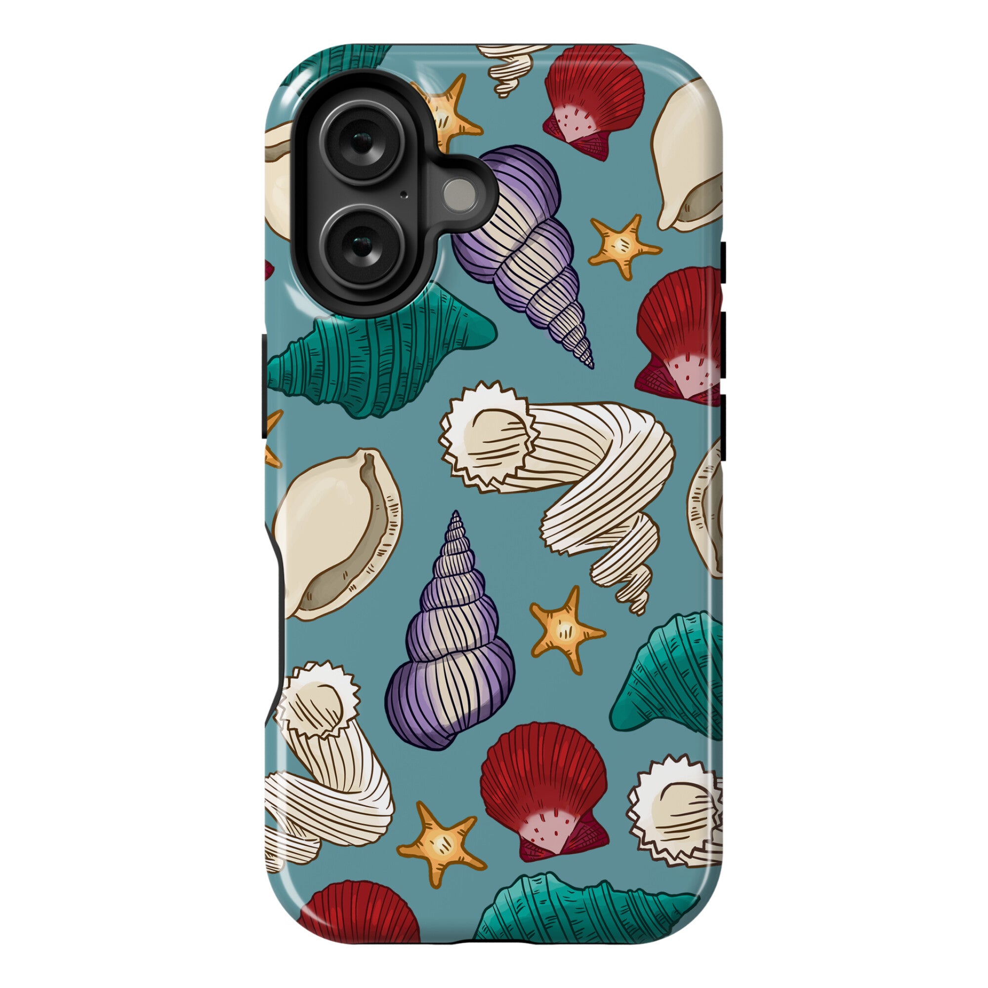 Seashell Pattern Phone Case