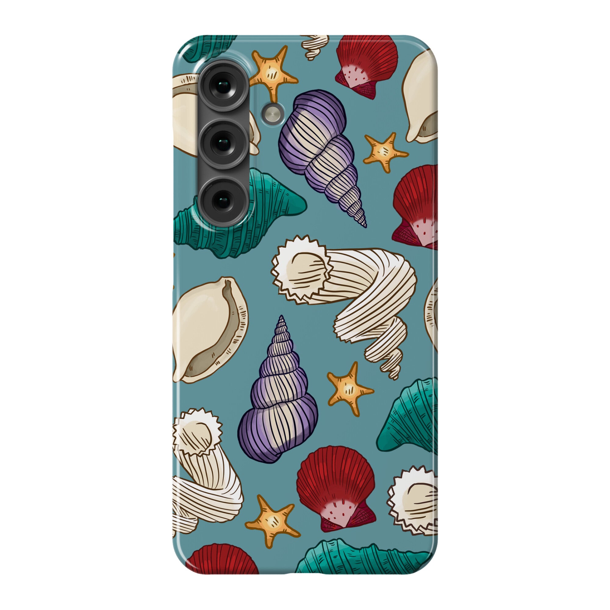 Seashell Pattern Phone Case