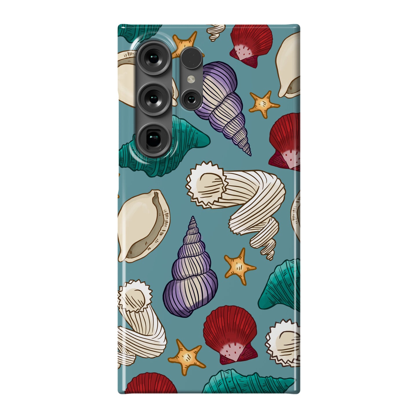 Seashell Pattern Phone Case