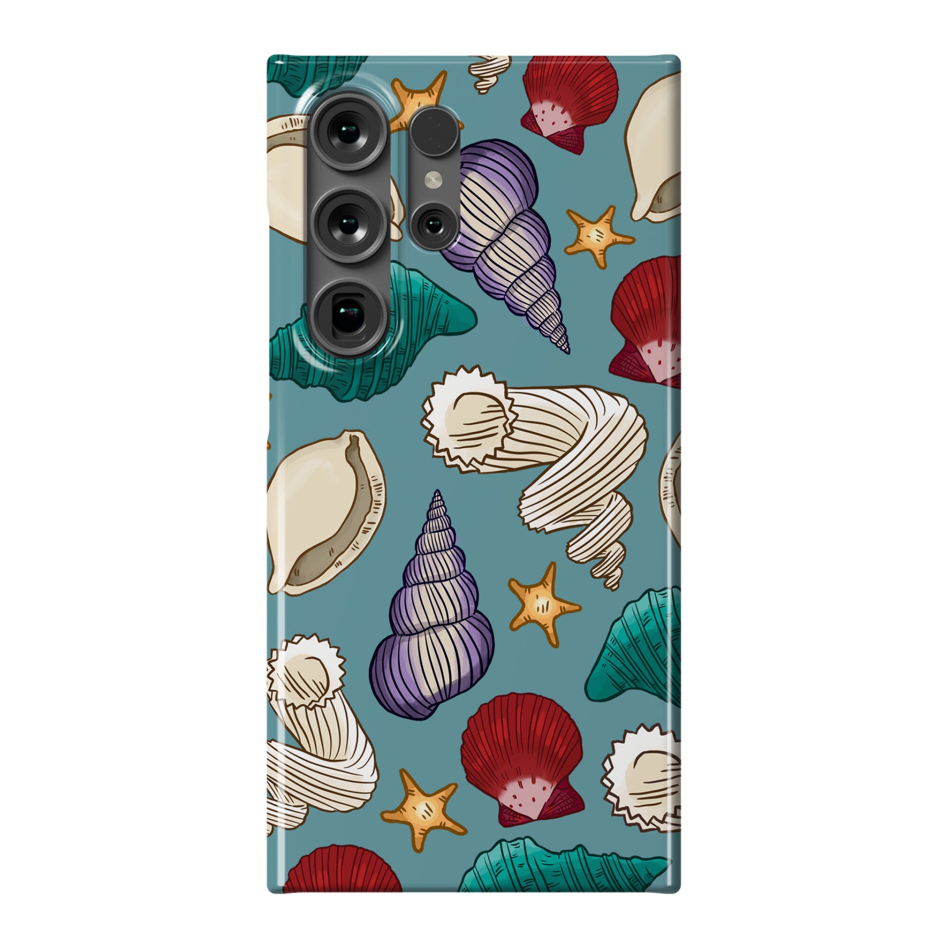 Seashell Pattern Phone Case