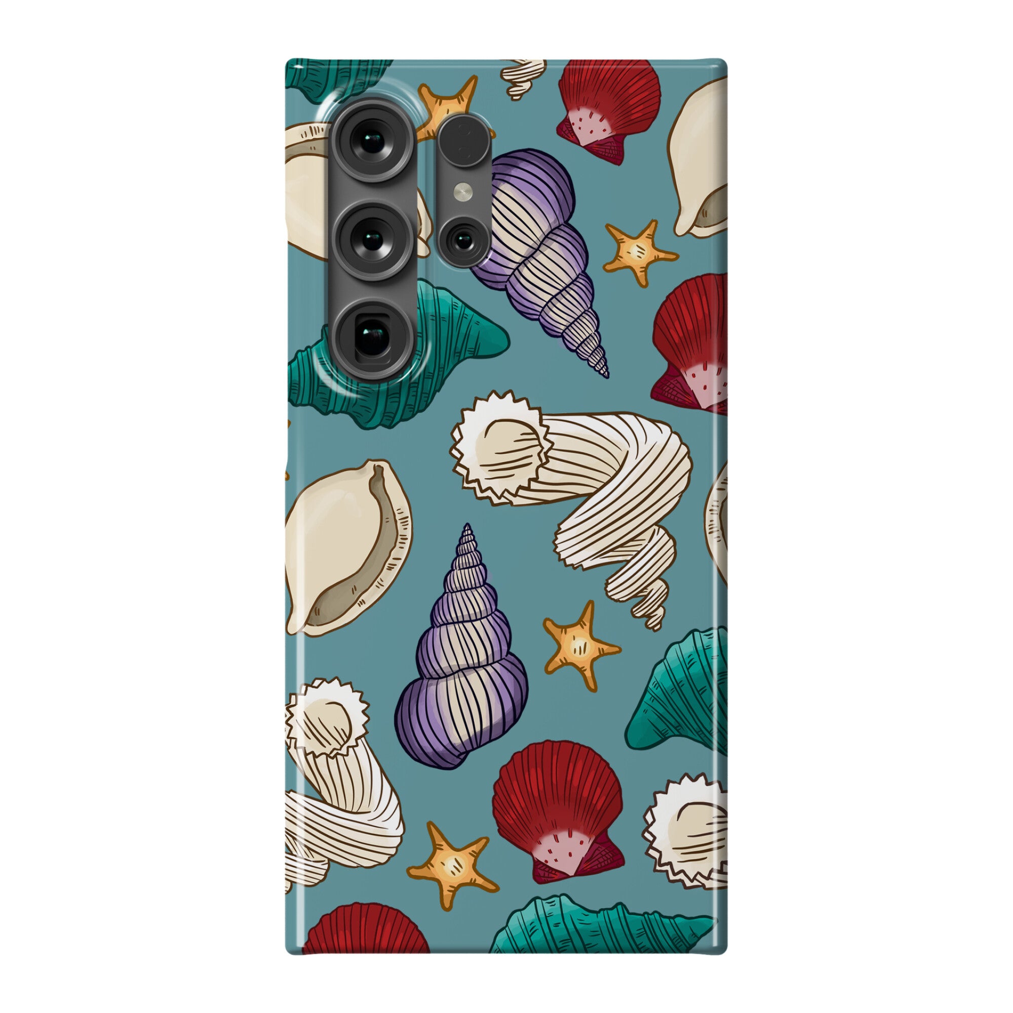 Seashell Pattern Phone Case