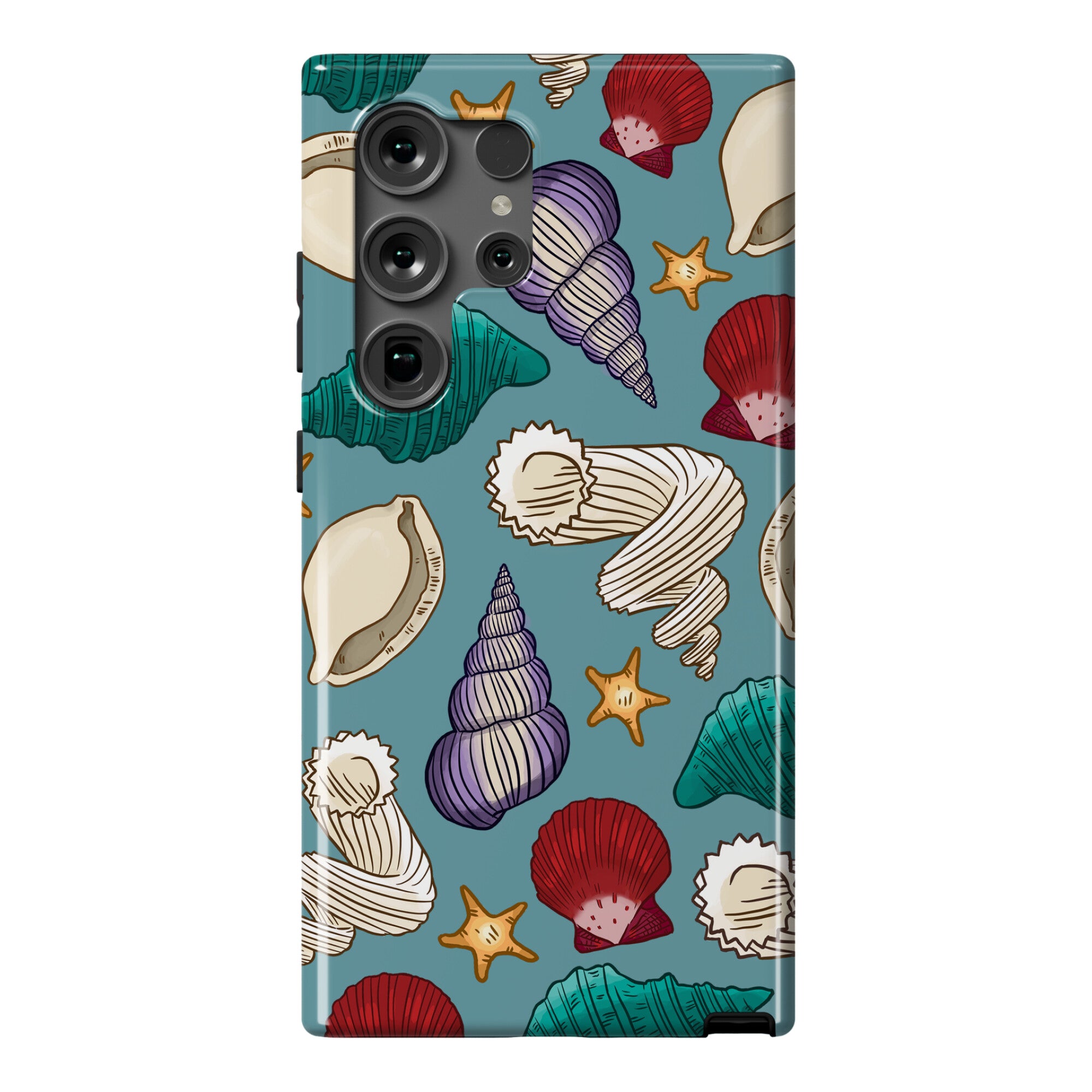 Seashell Pattern Phone Case