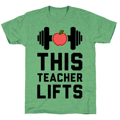 This Teacher Lifts Unisex Triblend Tee