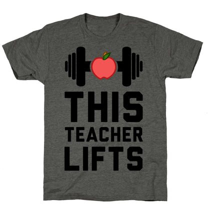 This Teacher Lifts Unisex Triblend Tee