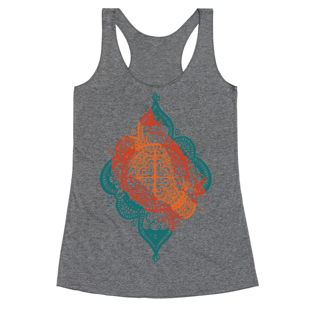 Rangoli Inspiration Pattern Racerback Tank