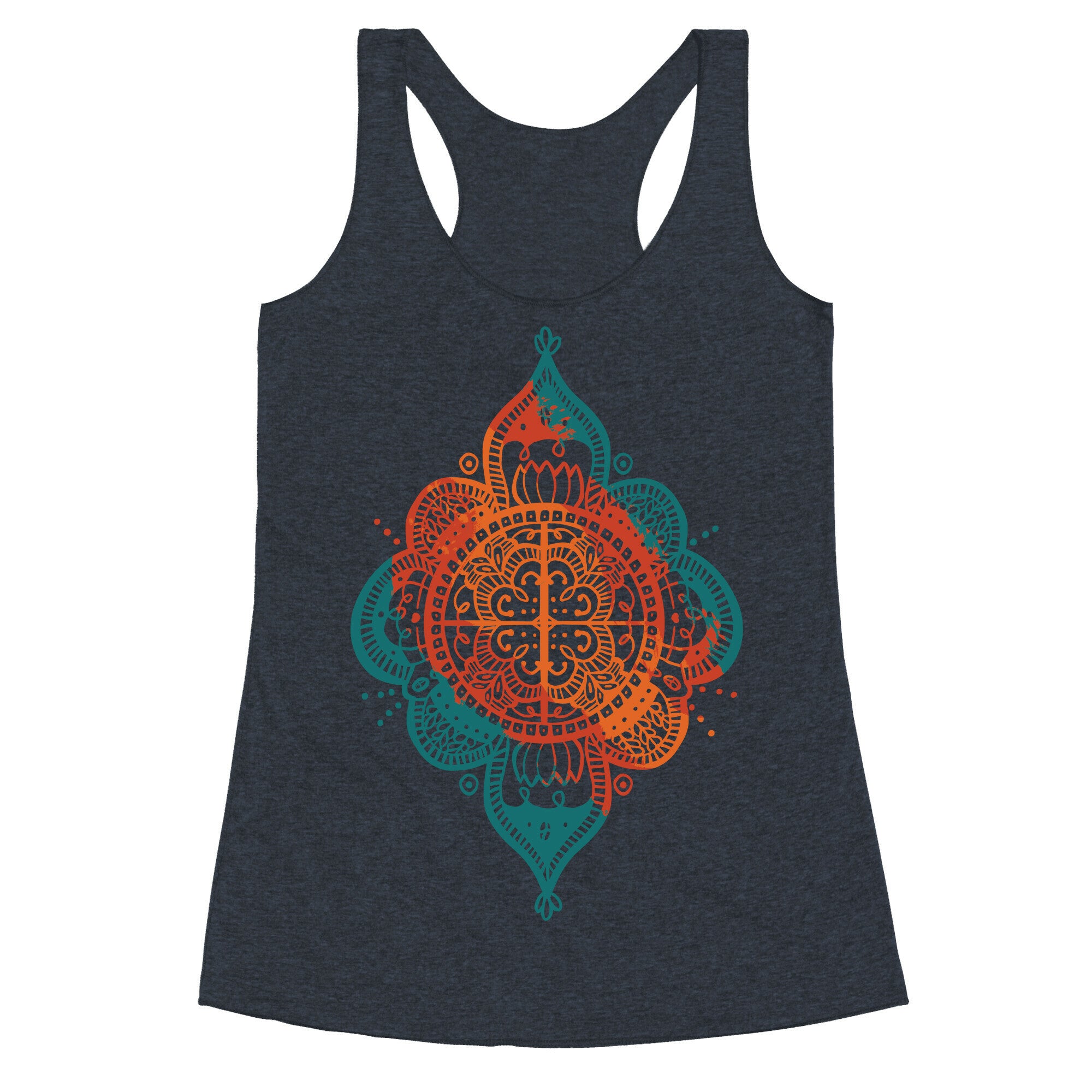 Rangoli Inspiration Pattern Racerback Tank