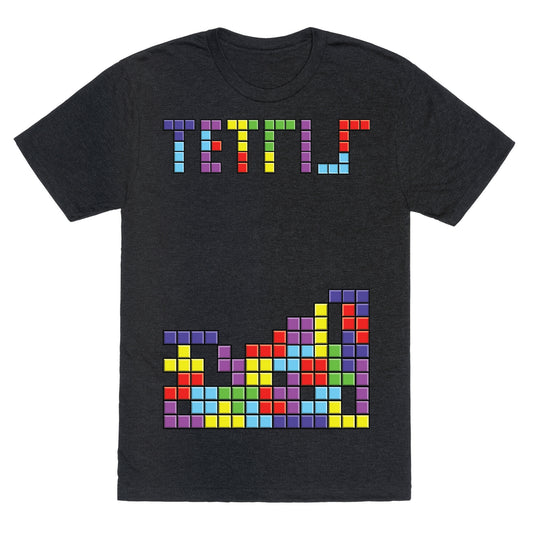 Tetris: Best Game Of All TIme Unisex Triblend Tee
