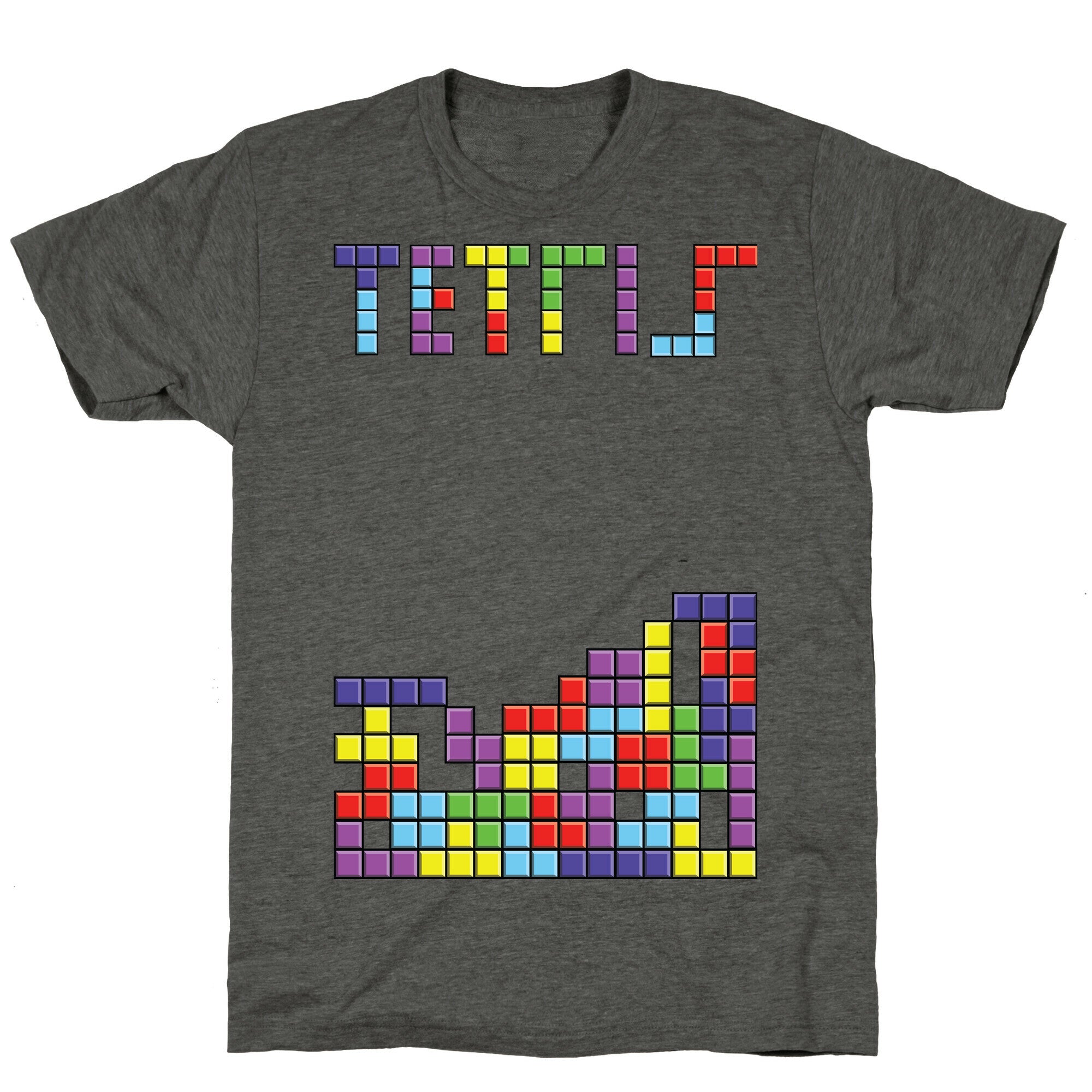 Tetris: Best Game Of All TIme Unisex Triblend Tee