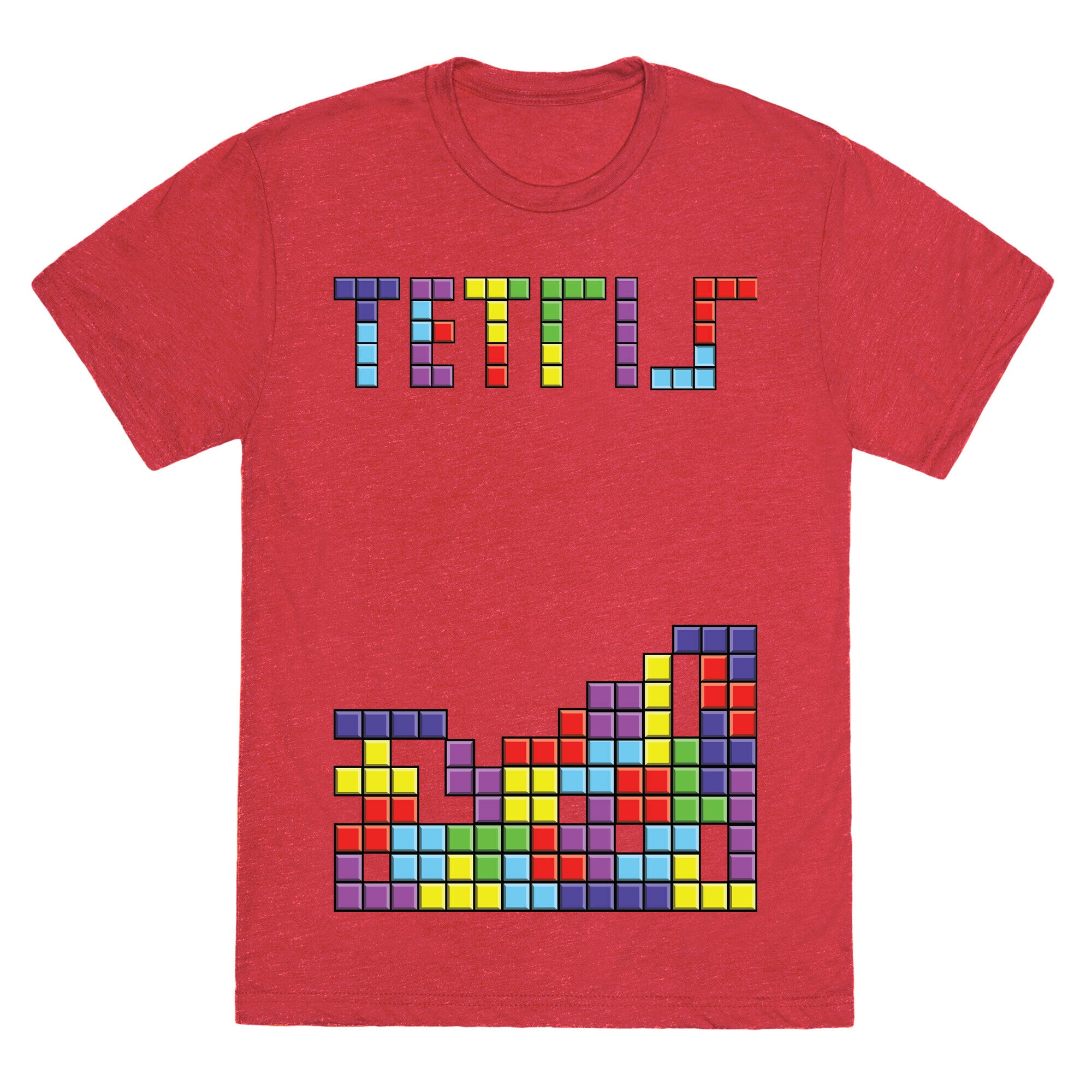 Tetris: Best Game Of All TIme Unisex Triblend Tee