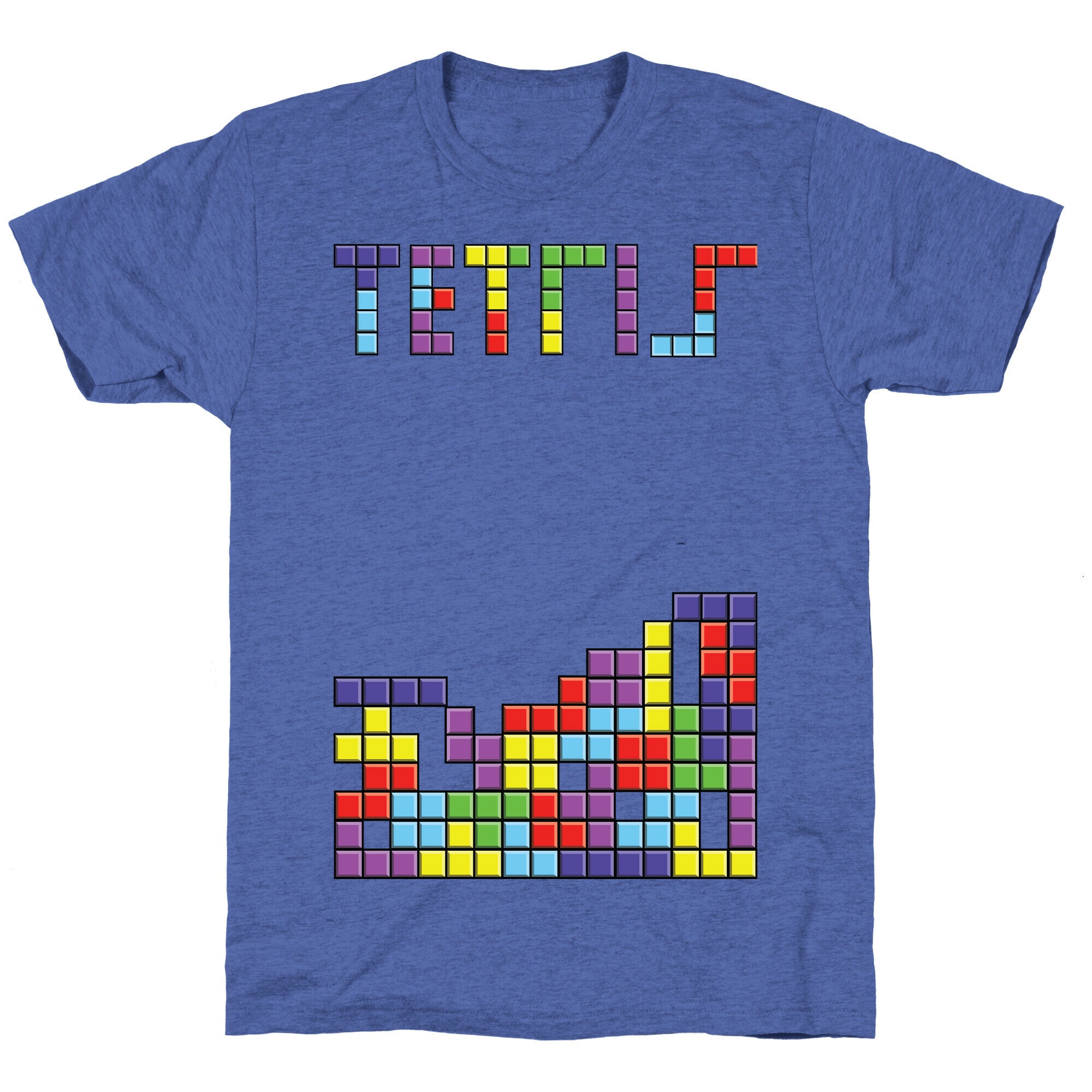 Tetris: Best Game Of All TIme Unisex Triblend Tee